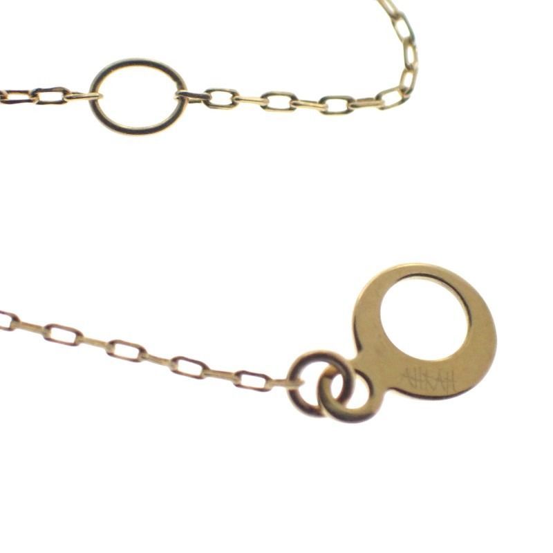 アーカー AHKAH プチ プルミエトワール ネックレス K18イエロー