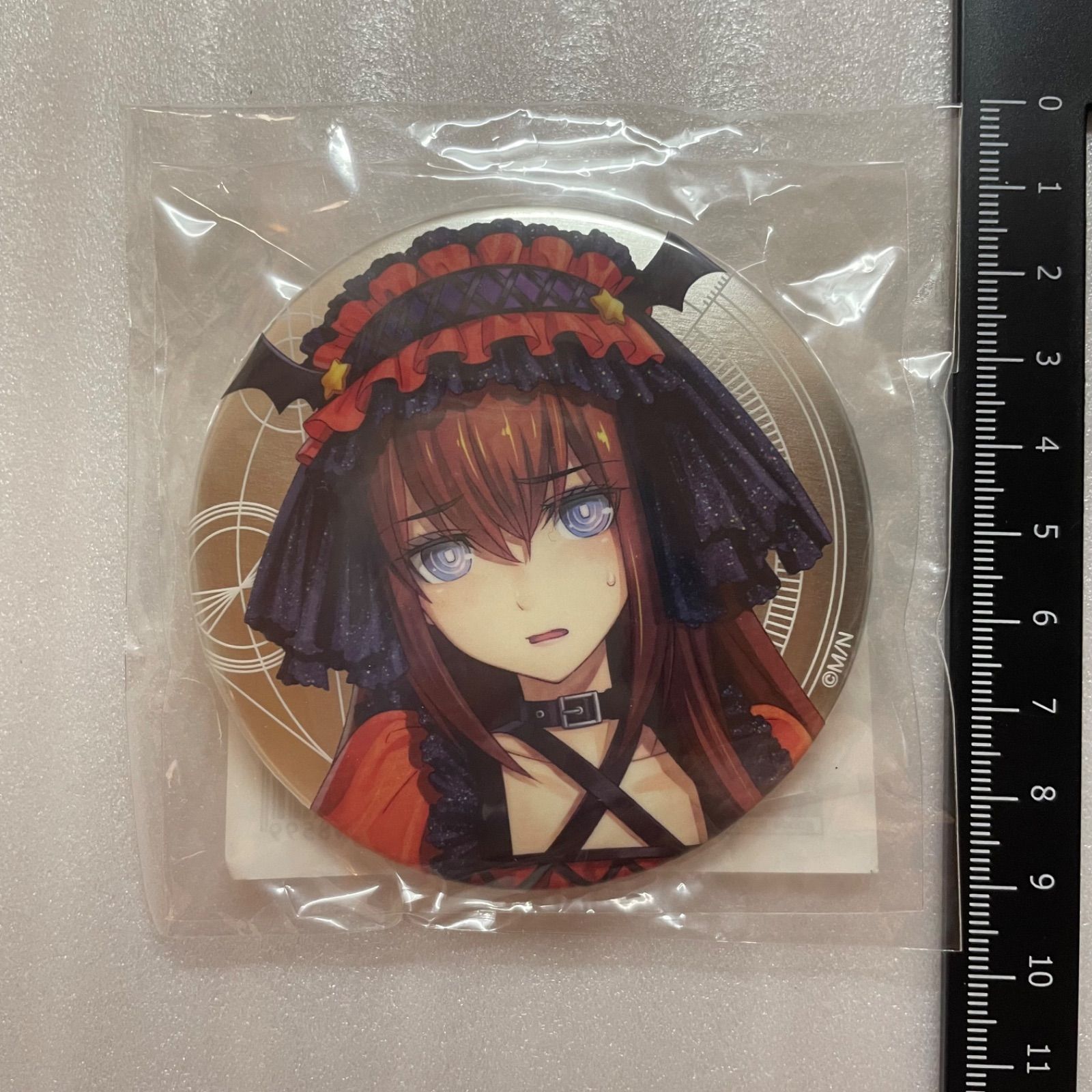 E賞 メタル缶バッジ 秋 牧瀬紅莉栖 うーぱ マジくじ シュタインズ