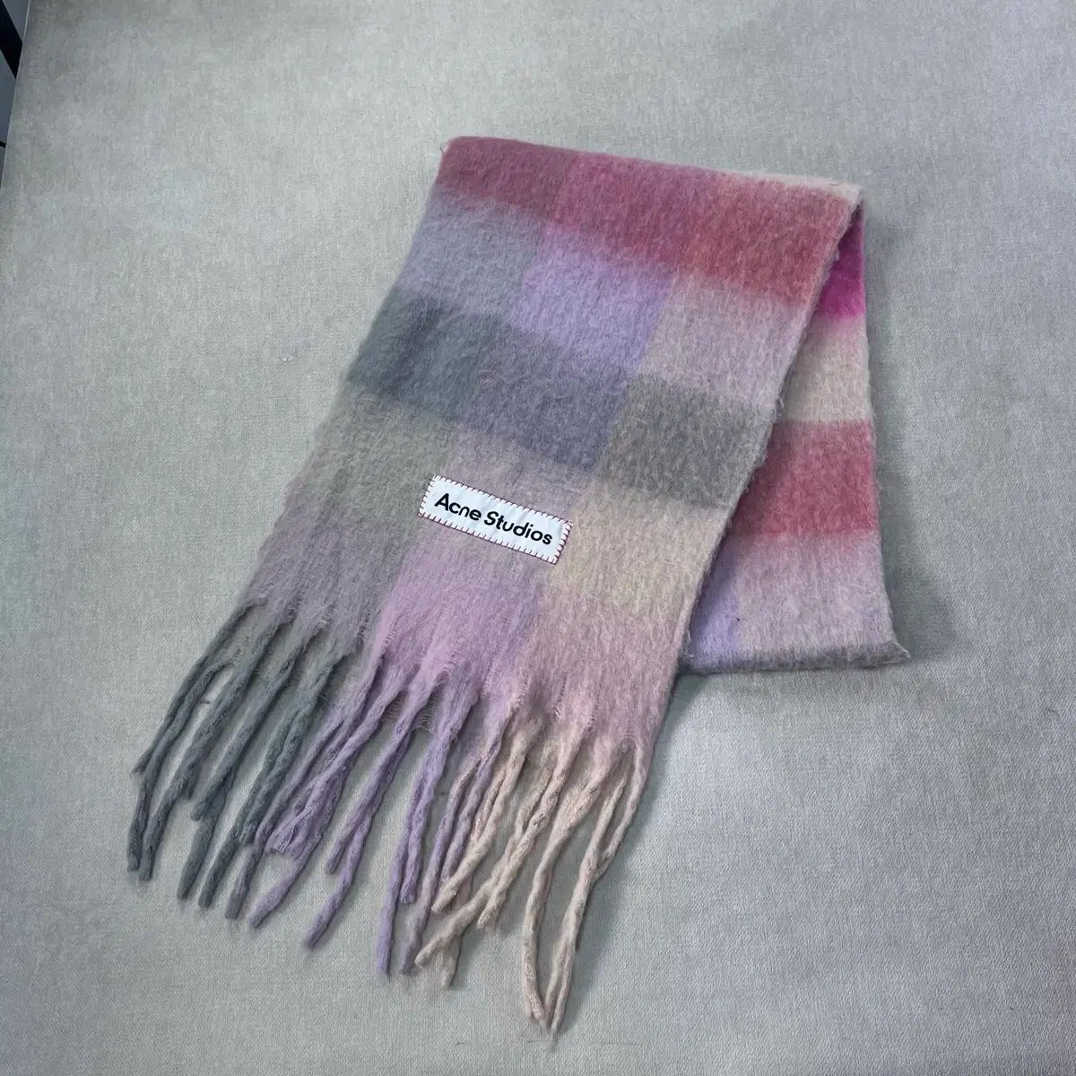 Acne Studios アクネストゥディオズ モヘア ピンク マフラー