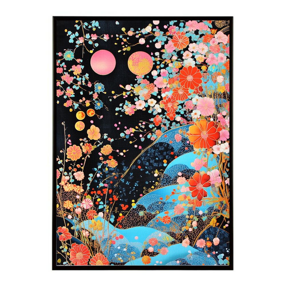 妄想代理人 ポスター B2サイズ B2サイズ（約51x73cm）】【lm-poster-3098】【フレーム付き】和柄