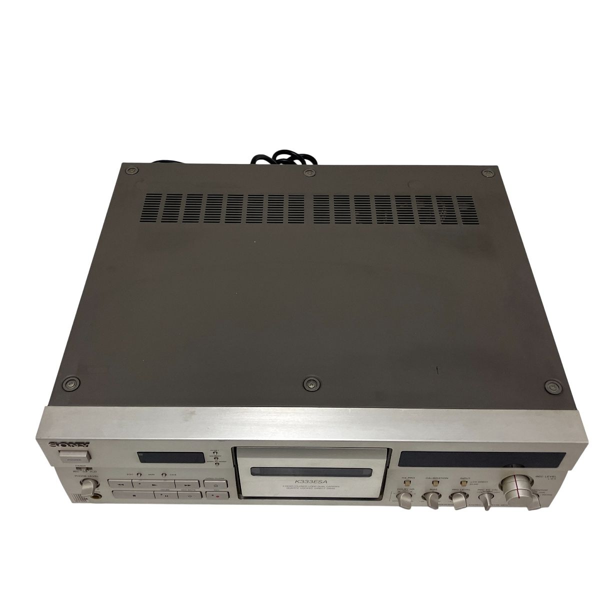 SONY K333ESA カセットデッキ ジャンク SONY TC-K333ESA カセットデッキ レトロ 音響機材 ジャンク T10733444