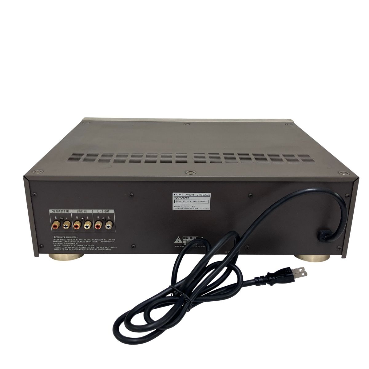 SONY TC-K333ESA カセットデッキ レトロ 音響機材 ジャンク T10733444