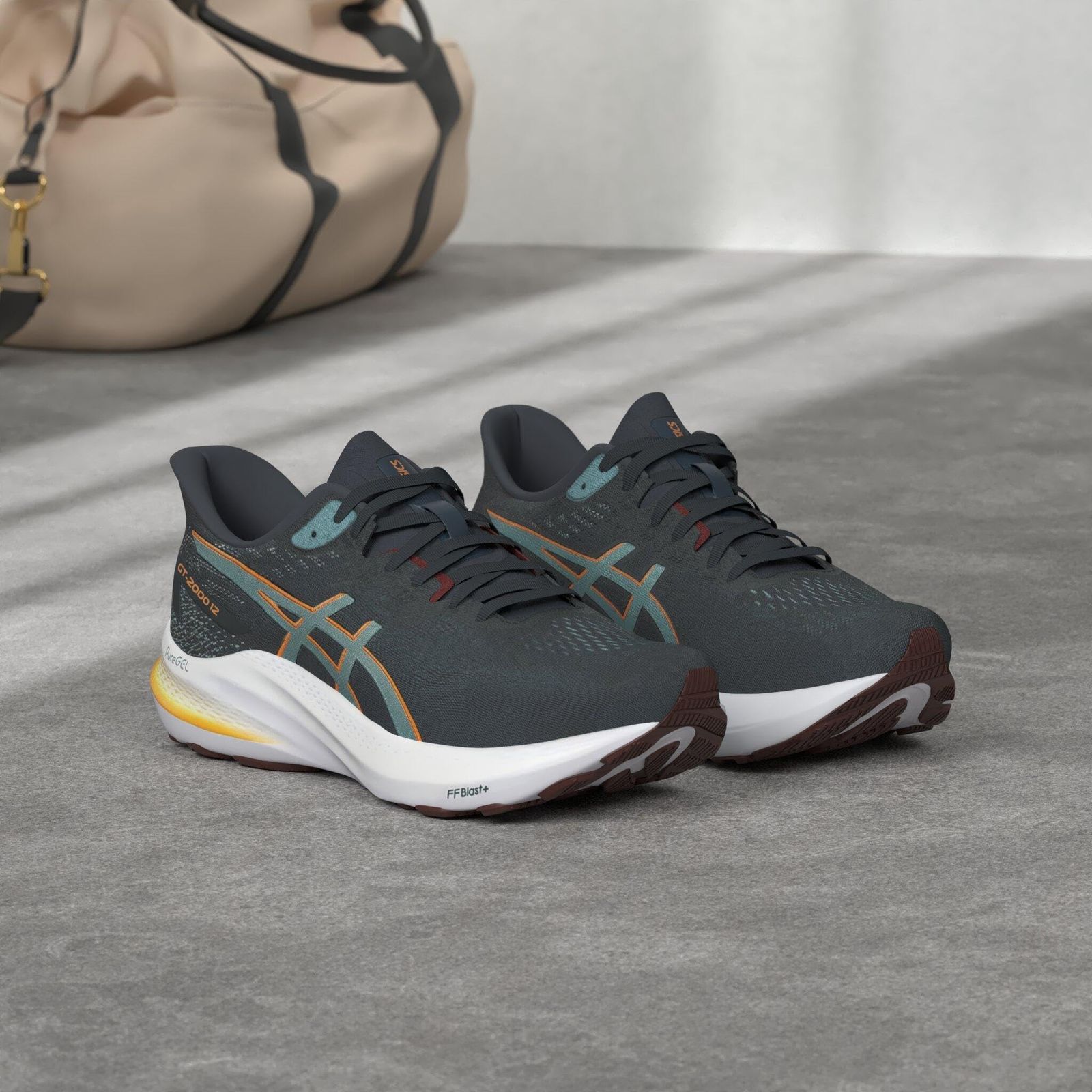 アシックス ランニングシューズ GT-2000 12 メンズ 401 フレンチブルー フォギーティール 26.5 cm 4 E