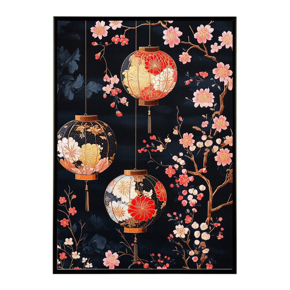 B1サイズ（約73x103cm）】【lm-poster-2990】【フレーム付き】和柄