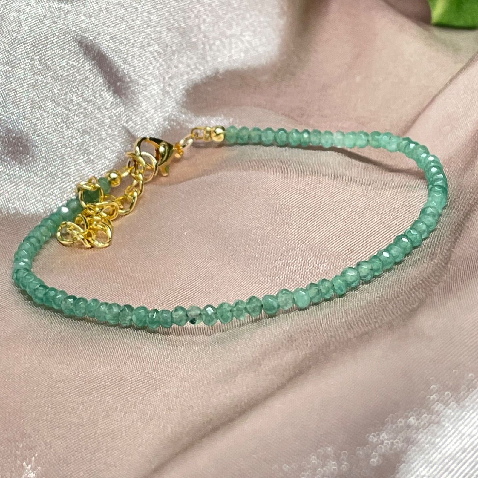 ザンビア産 エメラルド ブレスレット - メルカリ