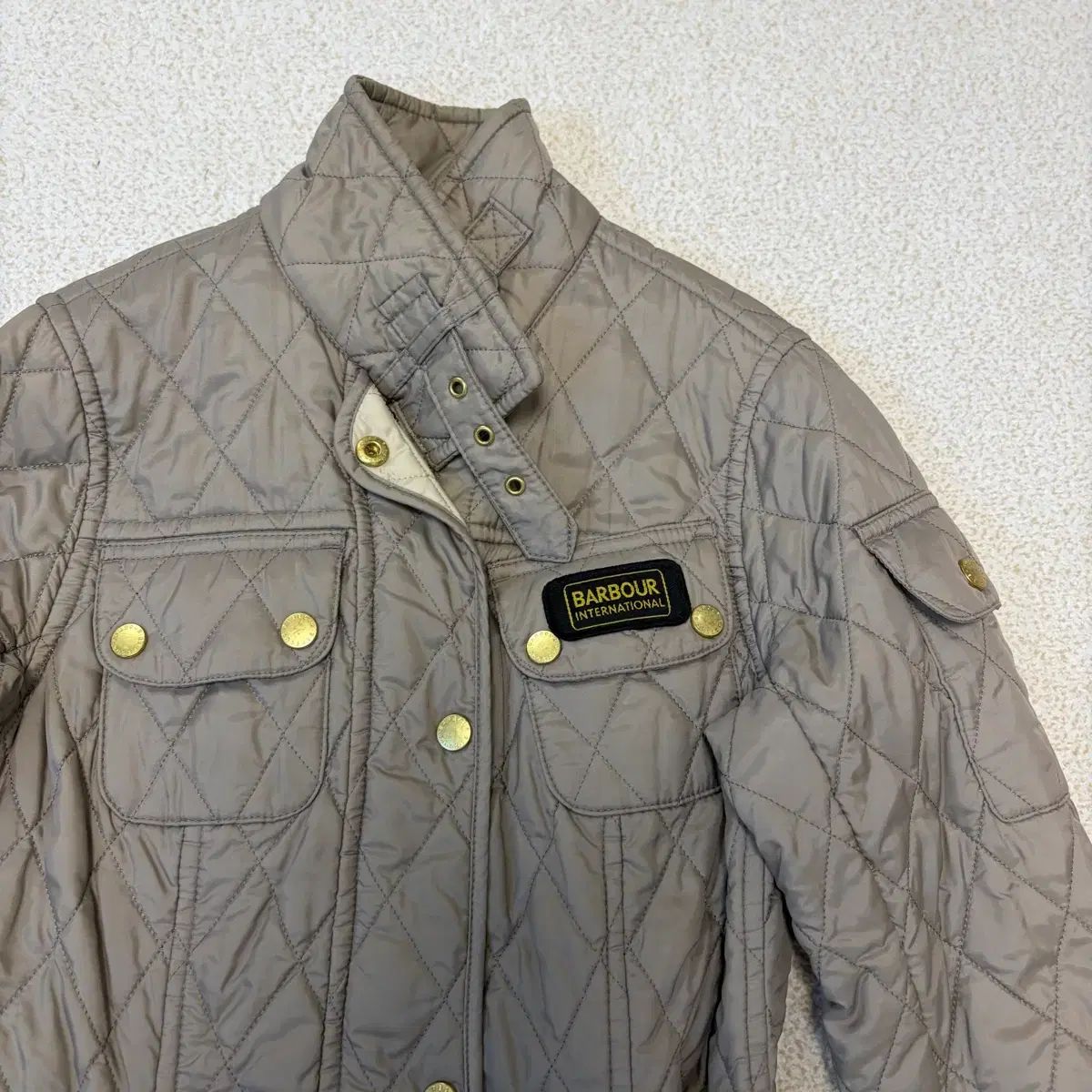 BARBOUR INTERNATIONAL キルティングジャケット トープ