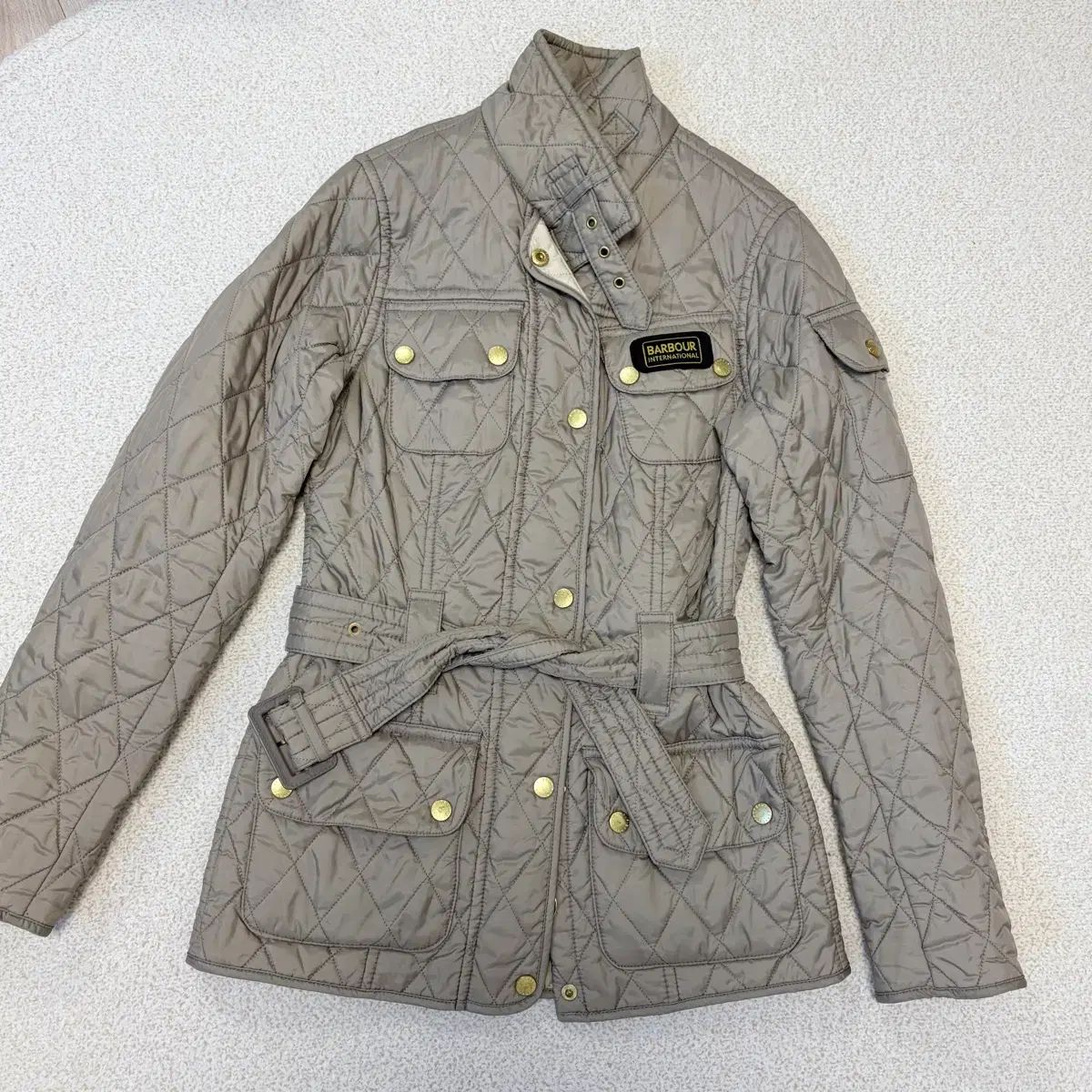 BARBOUR INTERNATIONAL キルティングジャケット トープ