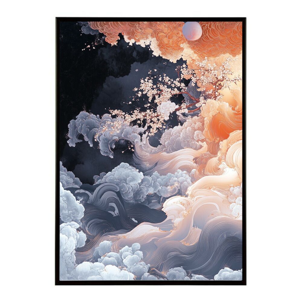 B2サイズ（約51x73cm）】【lm-poster-3057】【フレーム付き】和柄 最高