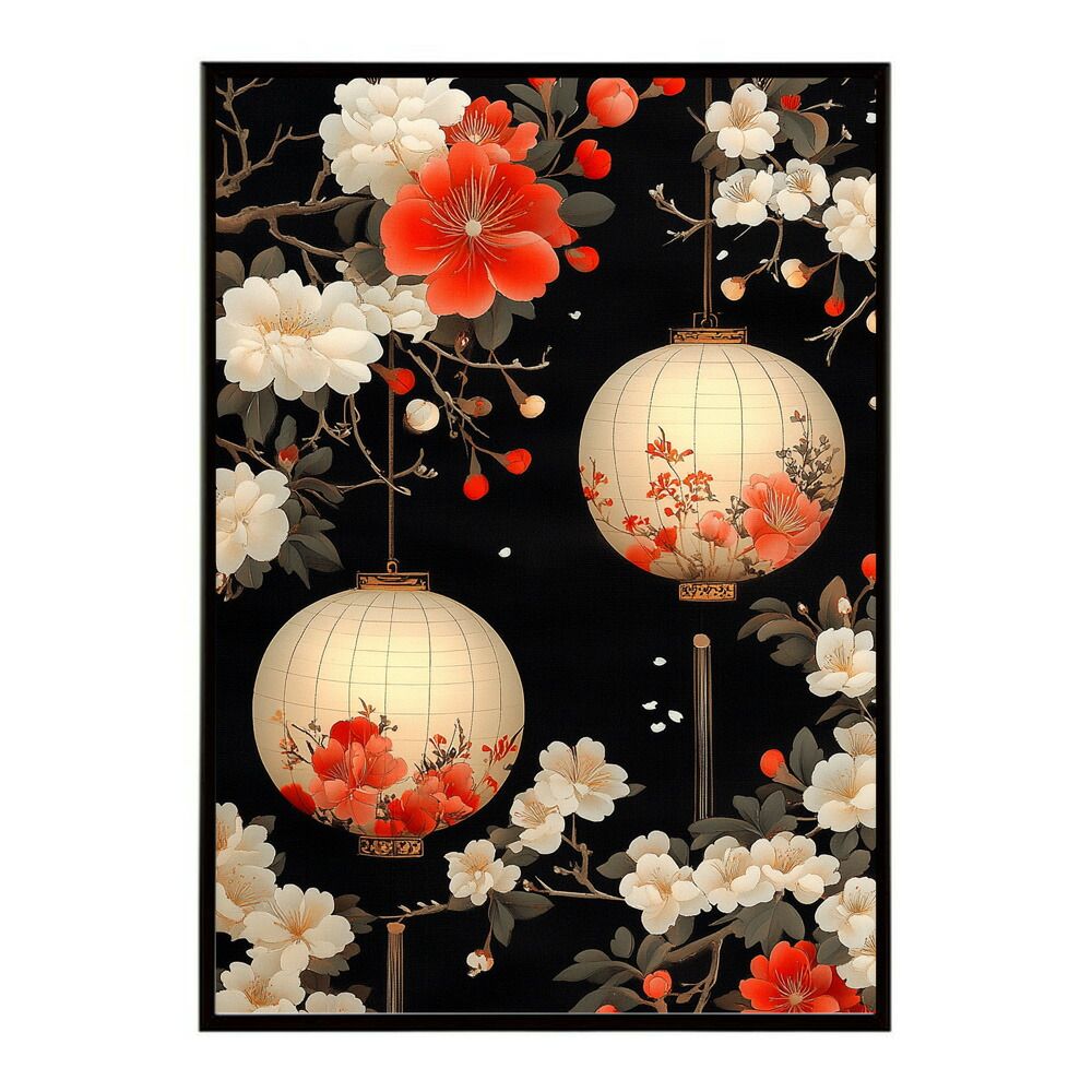 A3サイズ（約30×42cm）】【lm-poster-3062】【フレーム付き】和柄