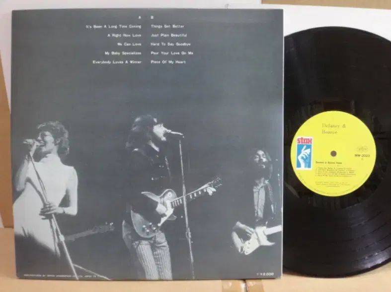 日本 LP Delaney And Bonnie ー 1969 年 早い