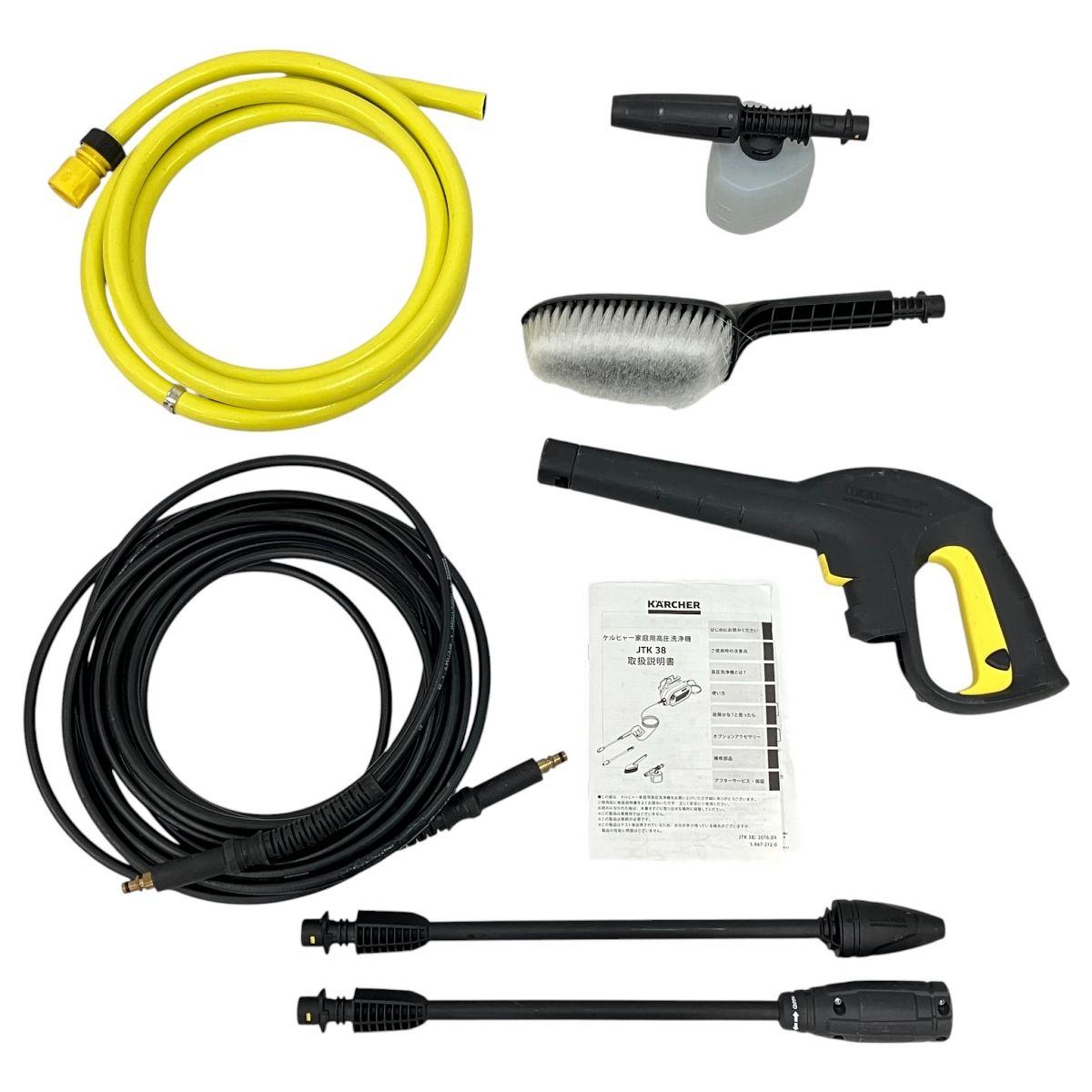 KARCHER JTK38 家庭用 高圧洗浄機 清掃用具 洗車 イエロー ケルヒャー