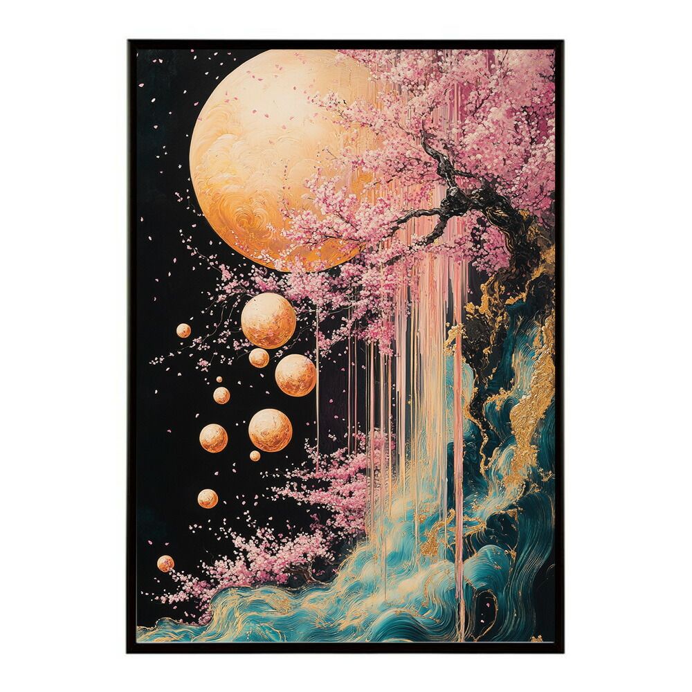 A2サイズ（約42x59cm）】【lm-poster-3085】【フレーム付き】和柄