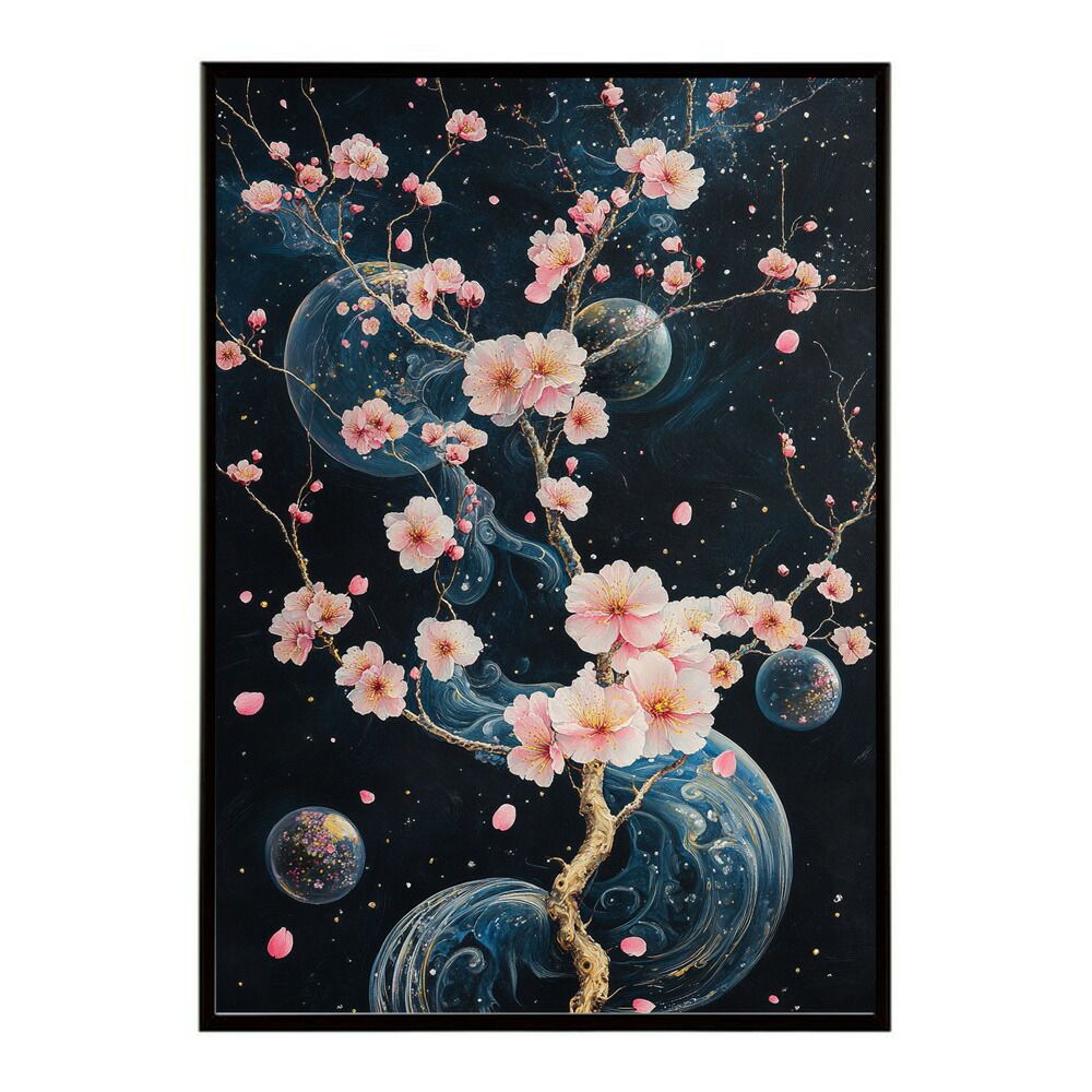 B2サイズ（約51x73cm）】【lm-poster-2984】【フレーム付き】和柄