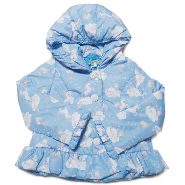 fafa BUNNY 中綿入りアウター ブルーモノケロス 140 cm