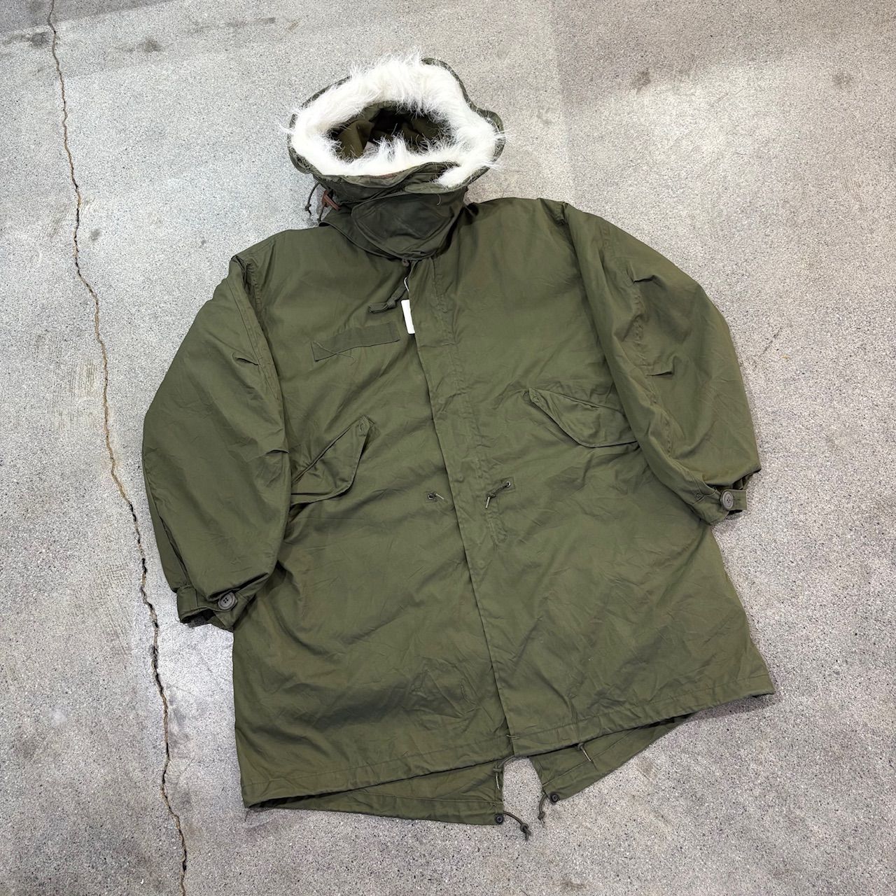 Military US ARMY M-65 Extreme C Weather Parka Medium Full Set All