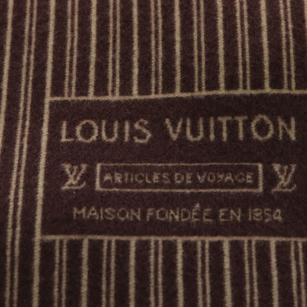 LOUIS VUITTON ルイヴィトン マフラー マイ ネヴァーフル リバーシブル ブラウン M 96732