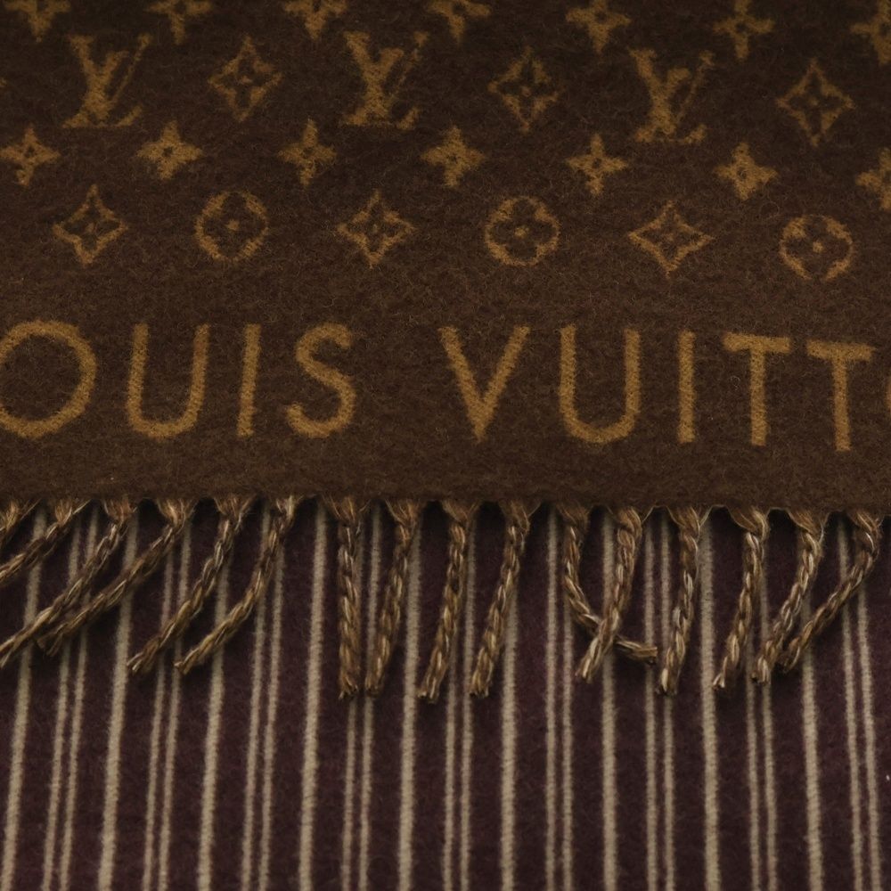  LOUIS VUITTON ルイヴィトン マフラー マイ ネヴァーフル リバーシブル ブラウン M 96732 その他 その他