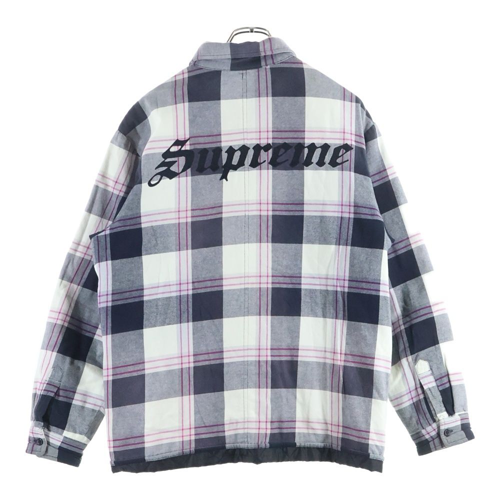 SUPREME (シュプリーム) 20AW Quilted Flannel Shirt キルテッド