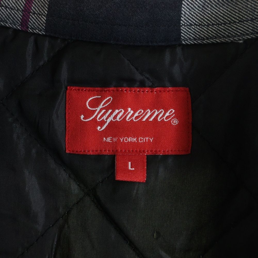 SUPREME (シュプリーム) 20AW Quilted Flannel Shirt キルテッド