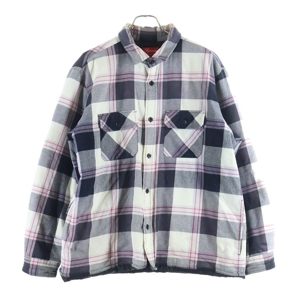 SUPREME (シュプリーム) 20AW Quilted Flannel Shirt キルテッド
