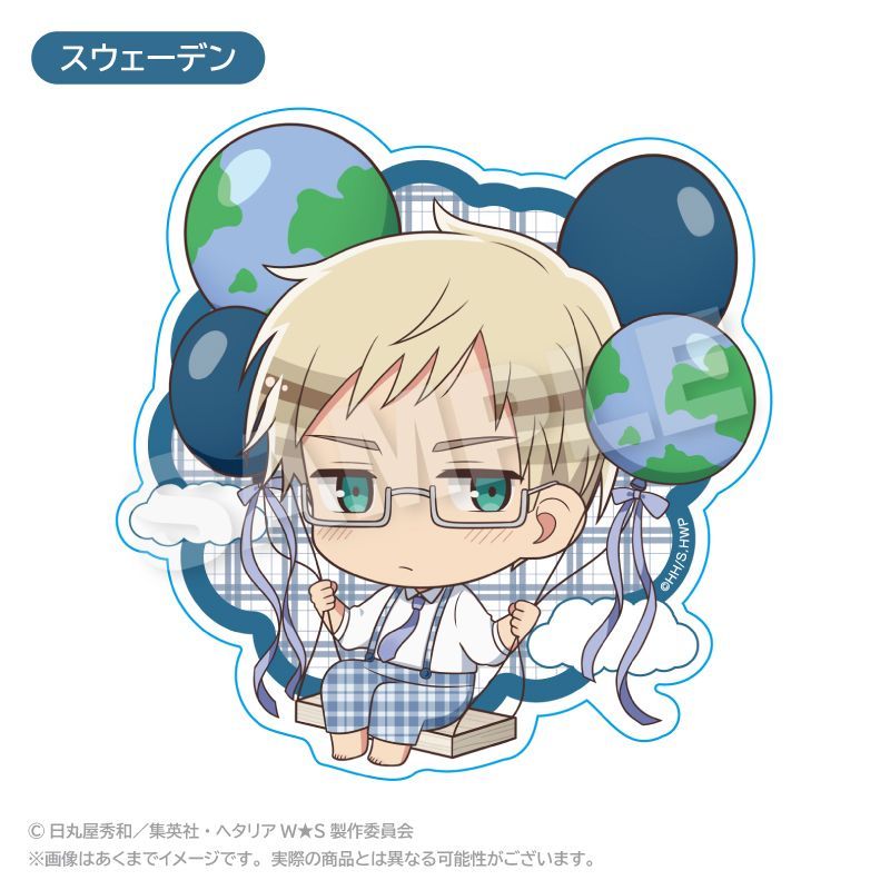 新品/公式】ヘタリア World☆Stars_ばるんこステッカー スウェーデン