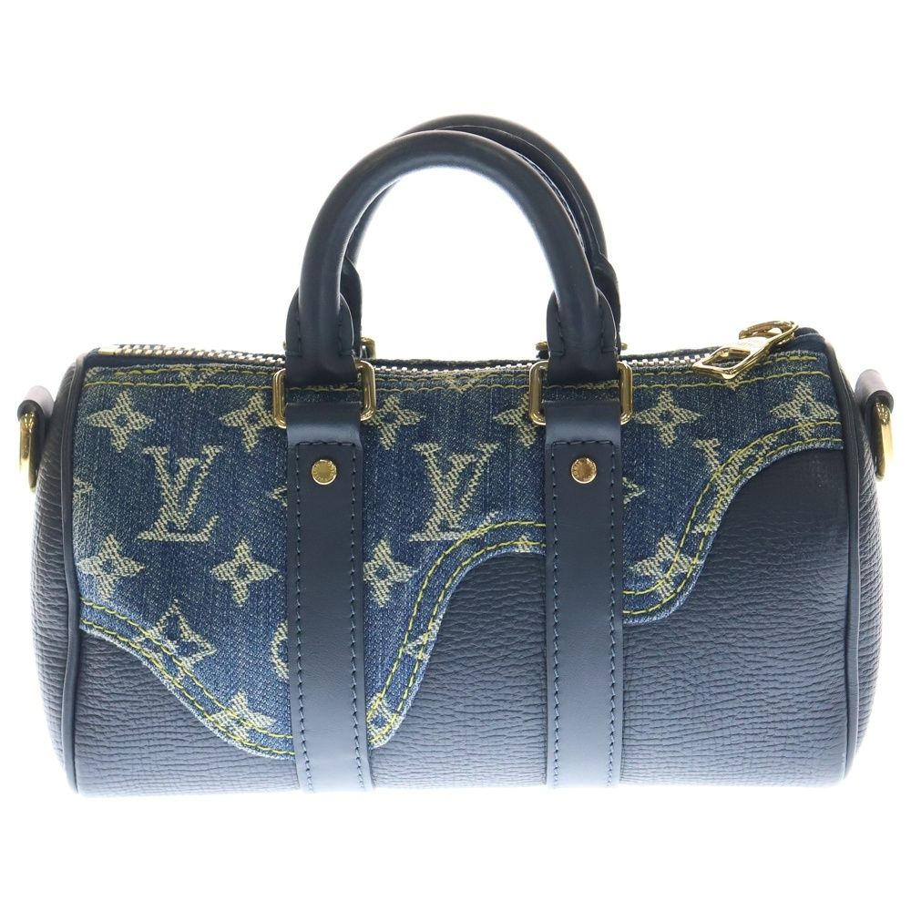 LOUIS VUITTON (ルイヴィトン) モノグラムデニム NIGOコラボ キーポル