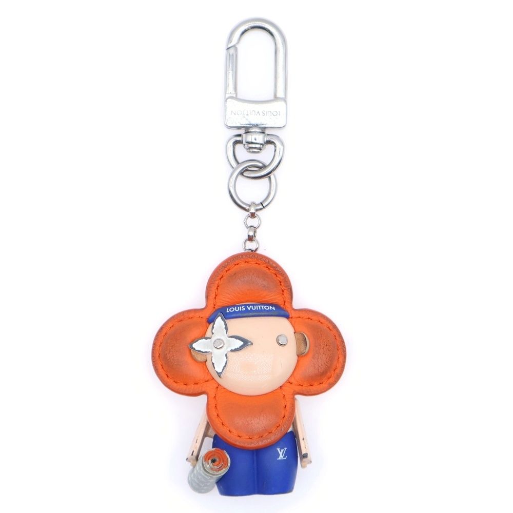 LOUIS VUITTON ルイヴィトン キーホルダー バッグチャーム ヴィヴィエンヌ ジム M 01198 オレンジ ブルー