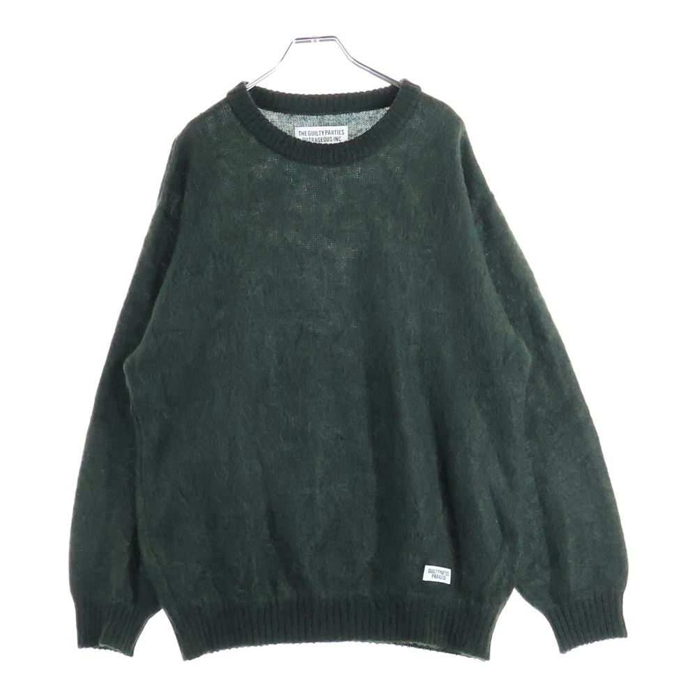 WACKOMARIA ワコマリア　モヘアニット　グリーン　XL WACKO MARIA (ワコマリア) MOHAIR KNIT SWEATER モヘアニットセーター