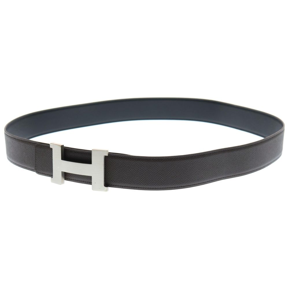 エルメス コンスタンスベルト70 □C ブラック シルバー金具 レザー 付属品 HERMES (エルメス) コンスタンス ベルト ブラック レザー シルバー金具