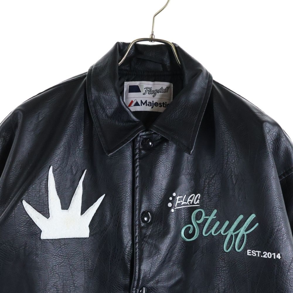 F-LAGSTUF-F (フラグスタフ) Flag Staff×Majestic ロゴ刺繍 ワッペン