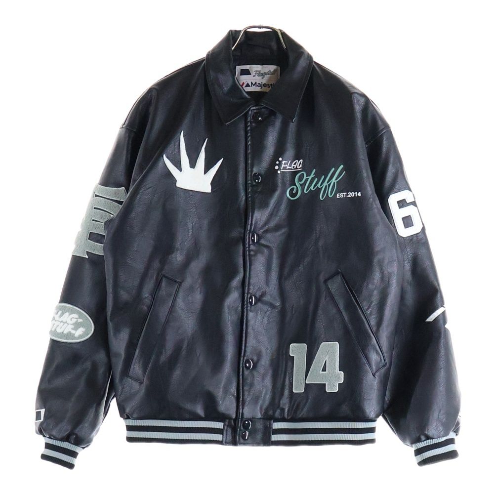 F-LAGSTUF-F (フラグスタフ) Flag Staff×Majestic ロゴ刺繍 ワッペン