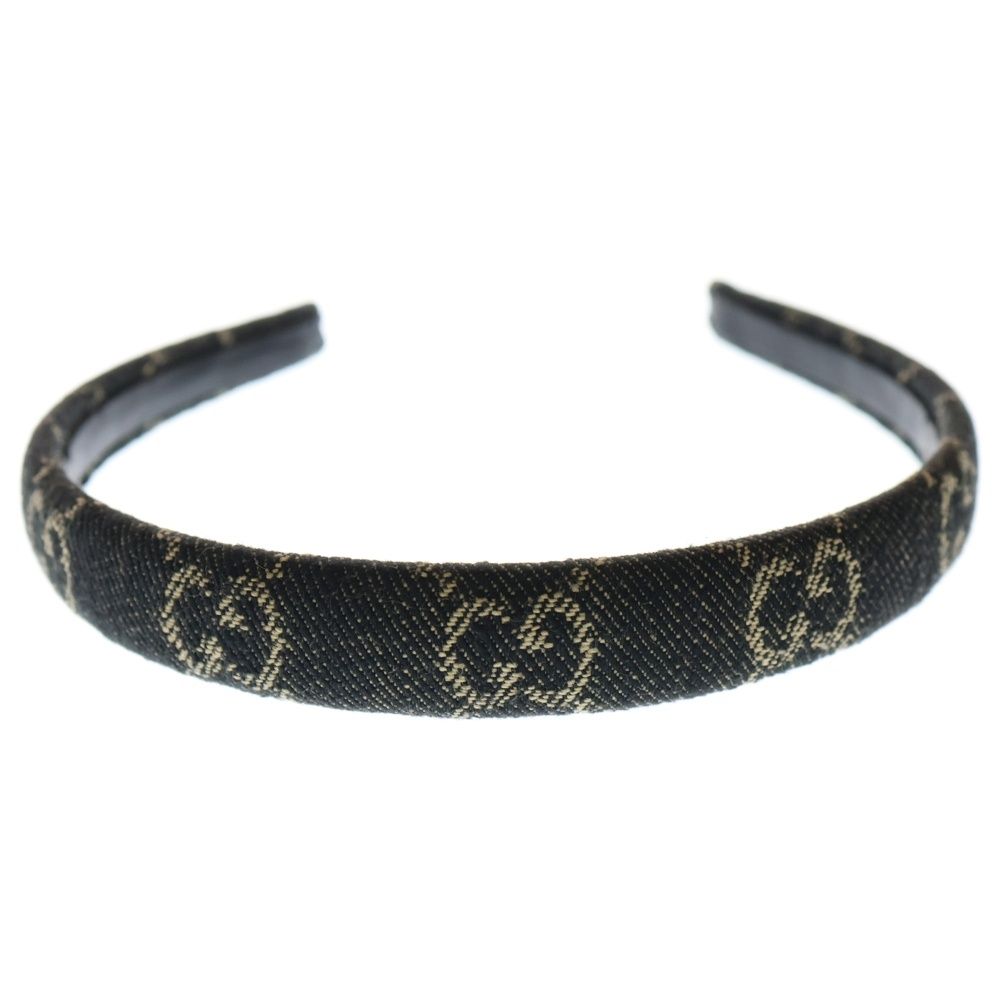 GUCCI (グッチ) GG Canvas Hairband GGキャンバス デニムヘアバンド