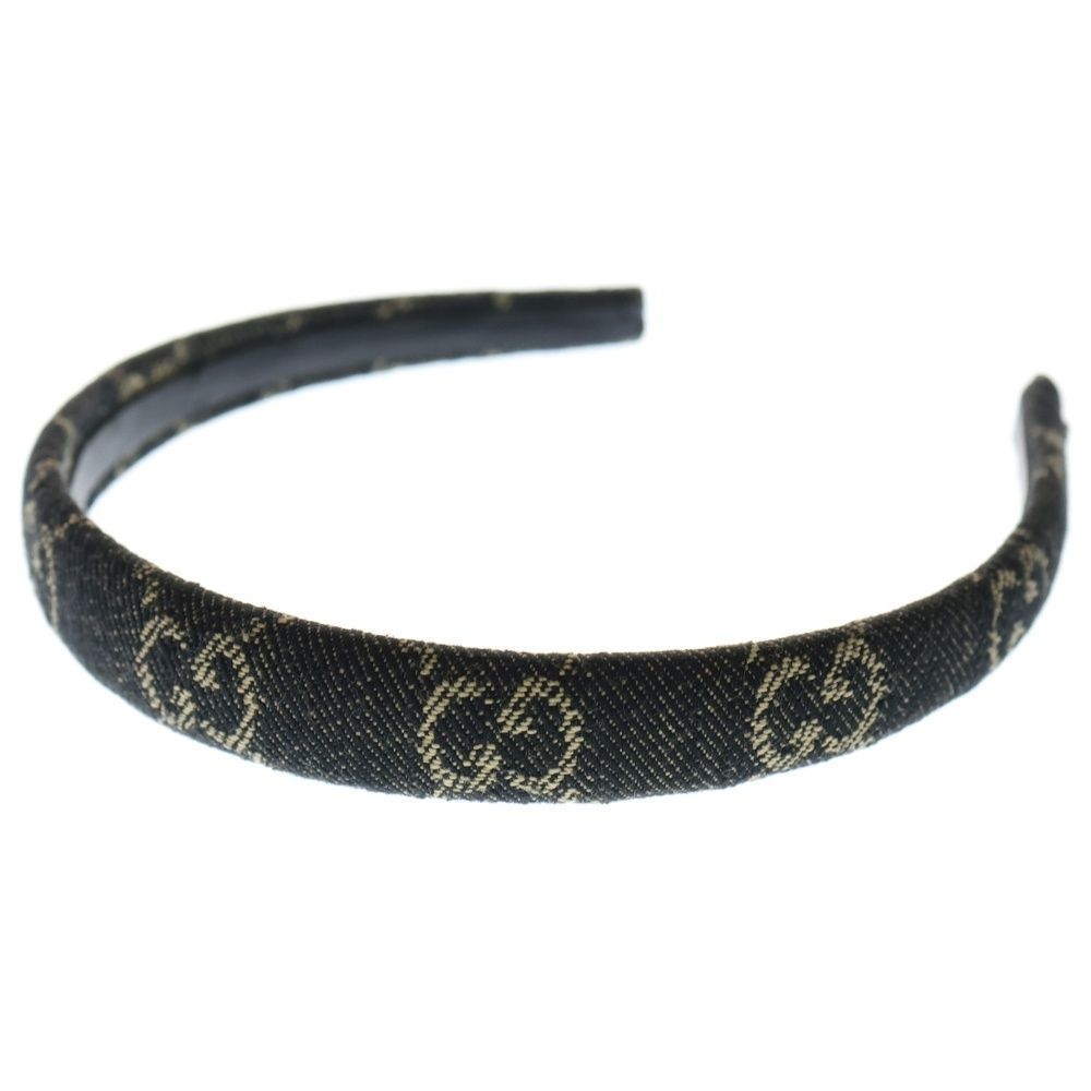 GUCCI (グッチ) GG Canvas Hairband GGキャンバス デニムヘアバンド
