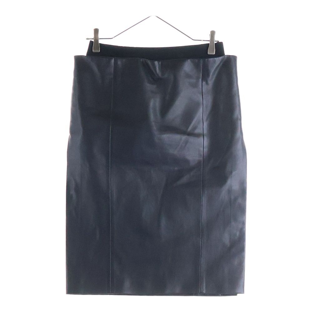 Sacai サカイ 23 SS Faux Leather Skirt フェイク レザー スカート レディース ブラック 23-06498