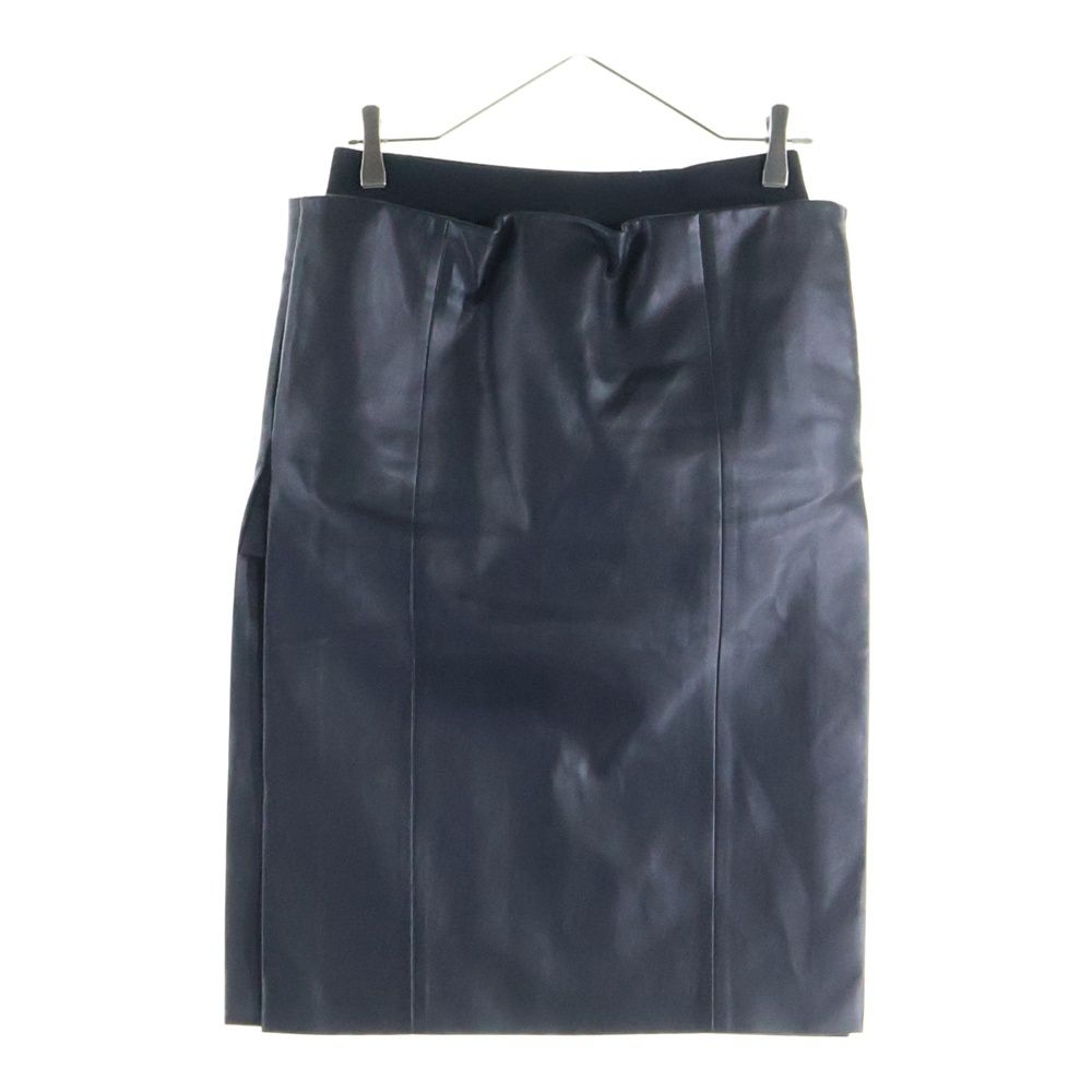 Sacai サカイ 23 SS Faux Leather Skirt フェイク レザー スカート レディース ブラック 23-06498