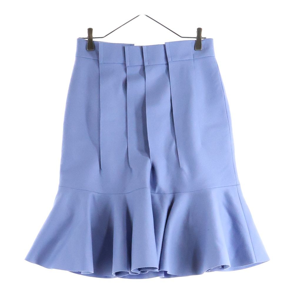 Sacai サカイ 23 SS Wool Melton Skirt ウールメルトン スカート レディース ブルー 06955