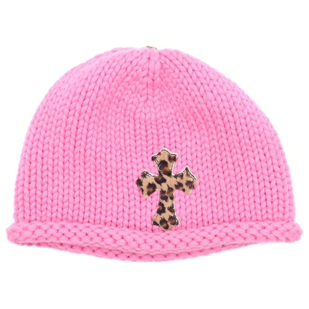 CHROME HEARTS (クロムハーツ) BEANIE CASH クロスパッチ付きカシミア