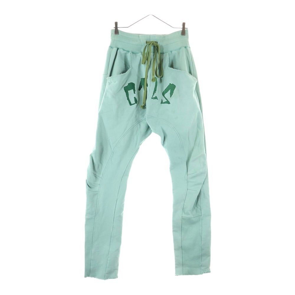 cvtvlist カタリスト 21 AW ロゴドローストリングスウェットイージーサルエルパンツ グリーン
