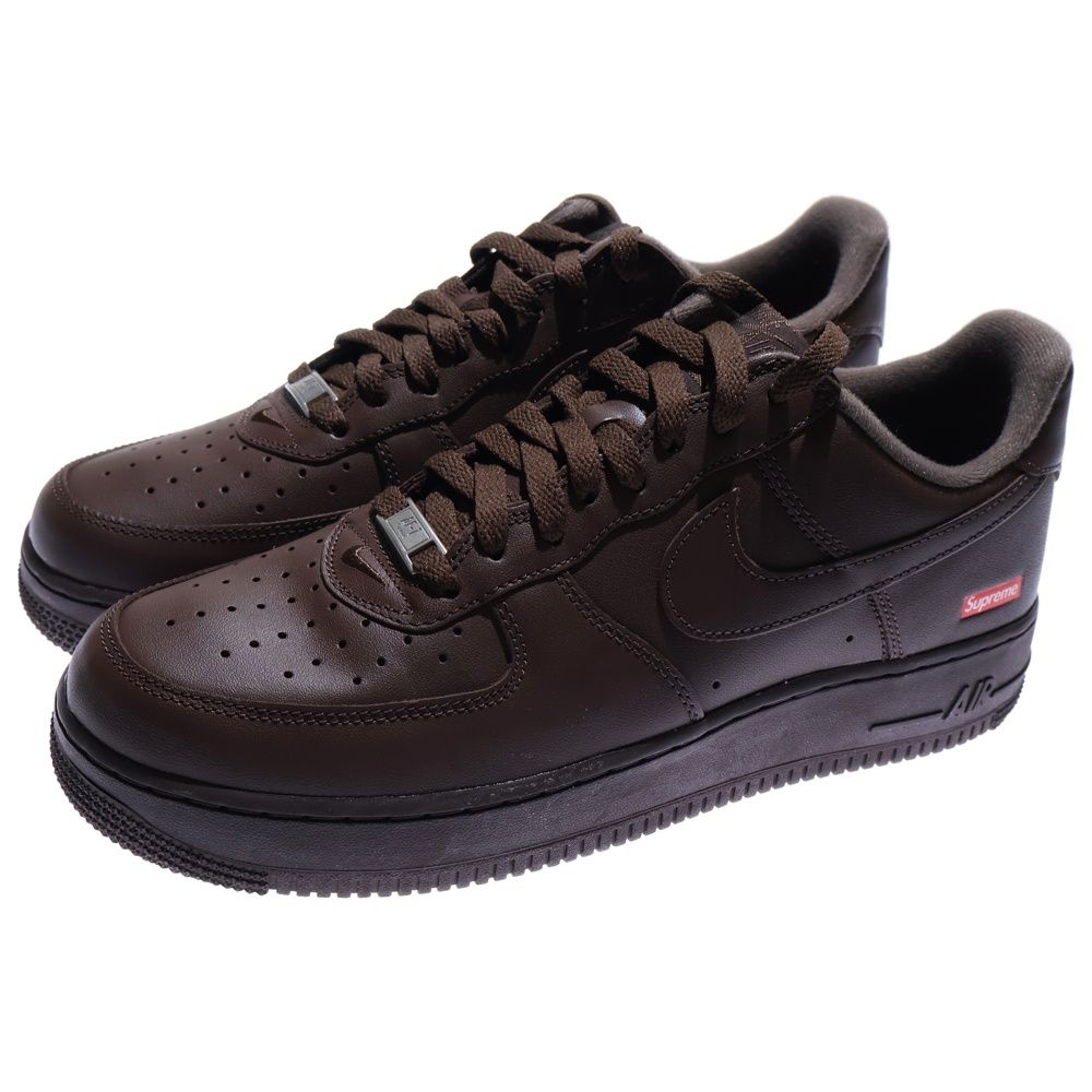 NIKE ナイキ ×SUPREME AIR FORCE 1 LOW BAROQUE BROWN CU 9225-200 ×シュプリーム エアフォース1 ローカットスニーカー ブラウン US 10 28.0 cm