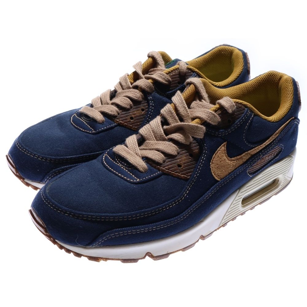 NIKE ナイキ AIRMAX 90 エアマックス ローカット スニーカー ブラウン ネイビー US 9.5 27.5 cm DD 385-400
