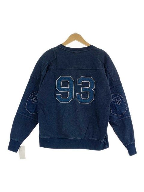 ５【美品】1点限定 アベイシングエイプ 長袖スウェット インディゴ XXLサイズ 5【美品】1点限定 アベイシングエイプ 長袖スウェット インディゴ XXL