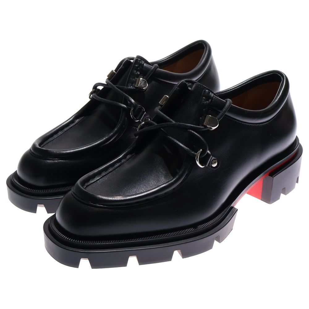 クリスチャンルブタン レザーダービーシューズ 3240499 ローファー ブラック