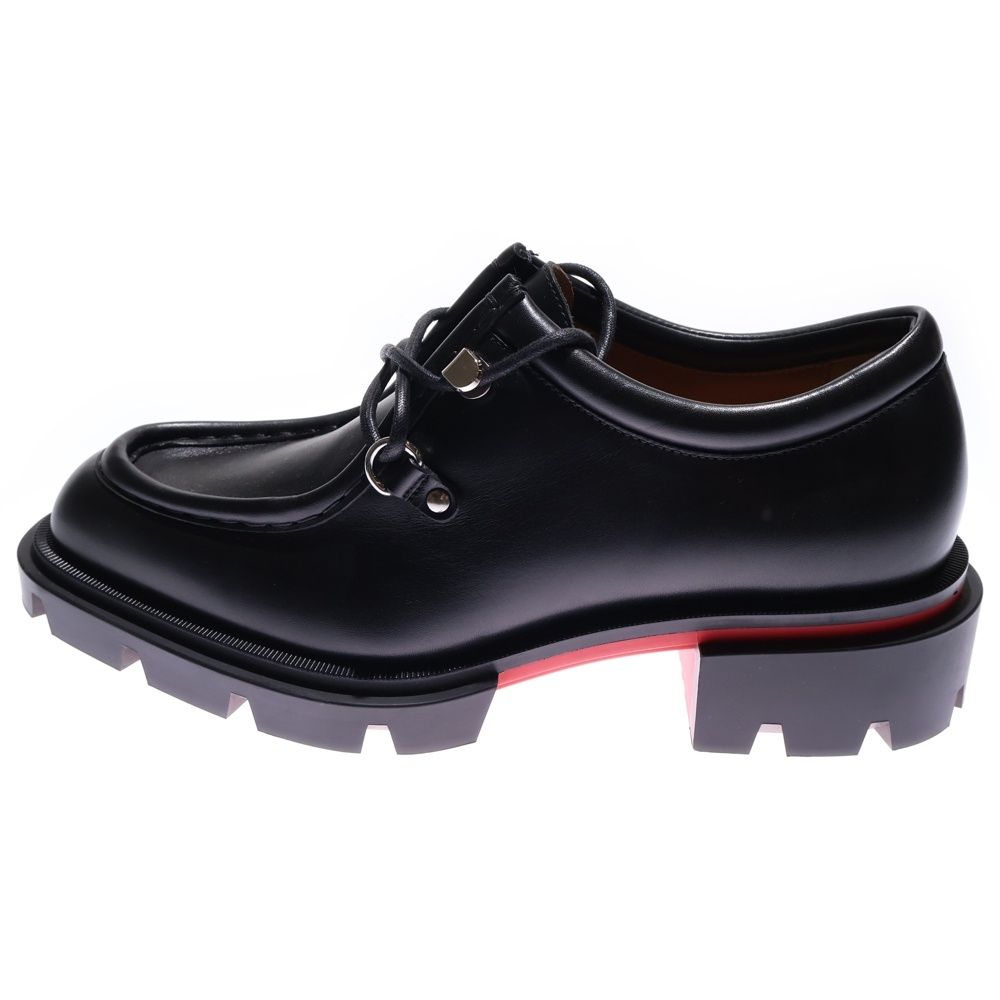 クリスチャンルブタン レザーダービーシューズ 3240499 ローファー ブラック