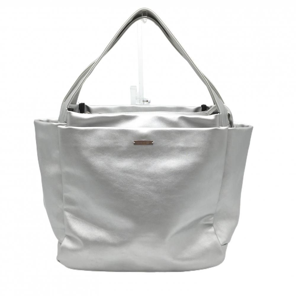 超 アダバット ボストンバッグ シルバー 内外ポケット ゴルフ adabat