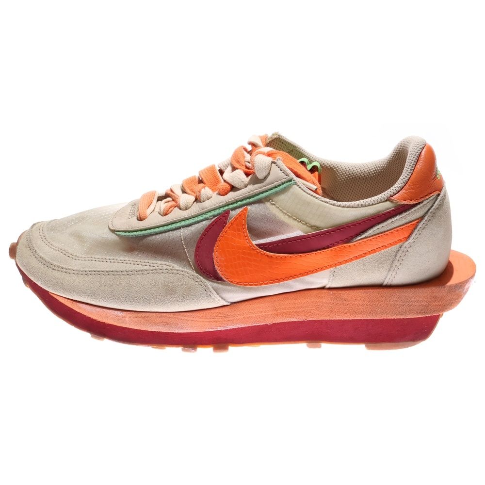 NIKE ナイキ Sacai CLOT LD WAFFLE ORANGE BLAZE DH 1347 100 クロット サカイ ワッフル オレンジブレイズ ローカットスニーカー US 9 5 27 cm ベージュ オレンジ