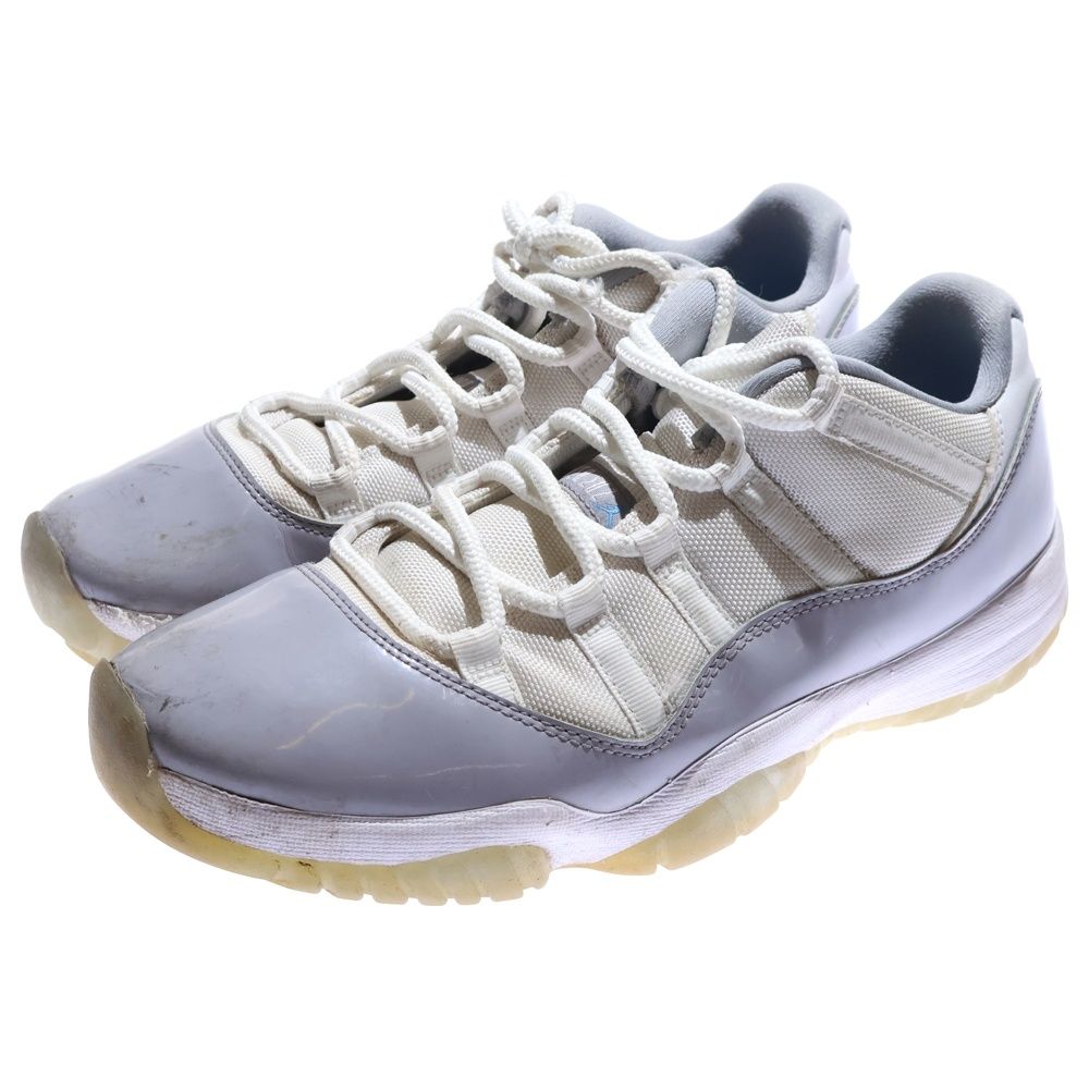 NIKE ナイキ AIR JORDAN 11 RETRO LOW CEMENT GREY AV 2187-140 エアジョーダン11 セメント レトロ ローカットスニーカー US 10 28.0 cm ホワイト グレー