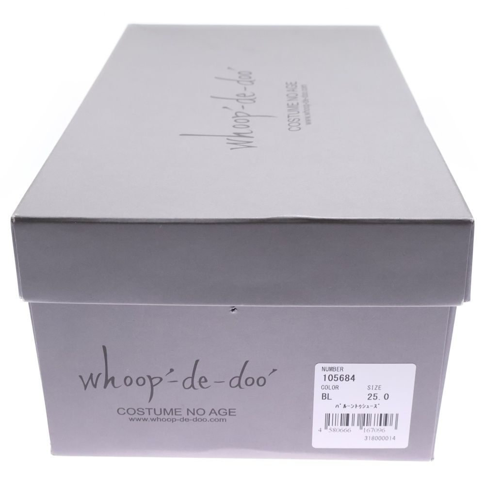  NO BRAND ノーブランド WHOOP DE DOO フープディドゥ バルーントゥ ダービーシューズ ブラック 105684 その他 靴