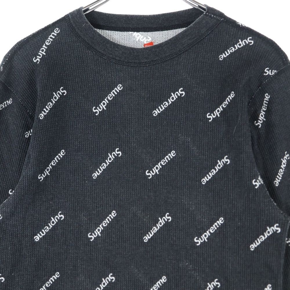 SUPREME (シュプリーム) 20SS ×Hanes Thermal Crew ヘインズ 総柄