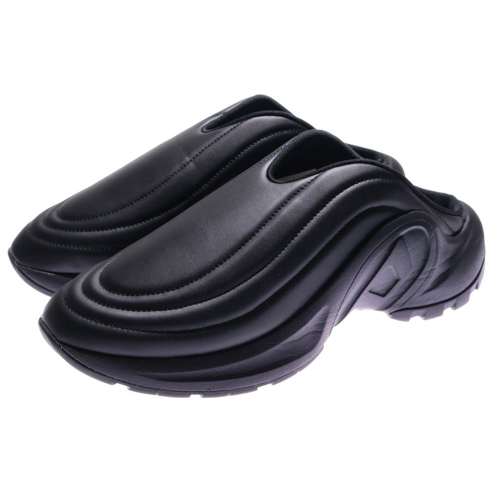 DIESEL ディーゼル S-D-RUNNER MULE X ミュール ローカットスニーカー ブラック US 10.5 28.5 cm Y 03548 PR 003 T 8013