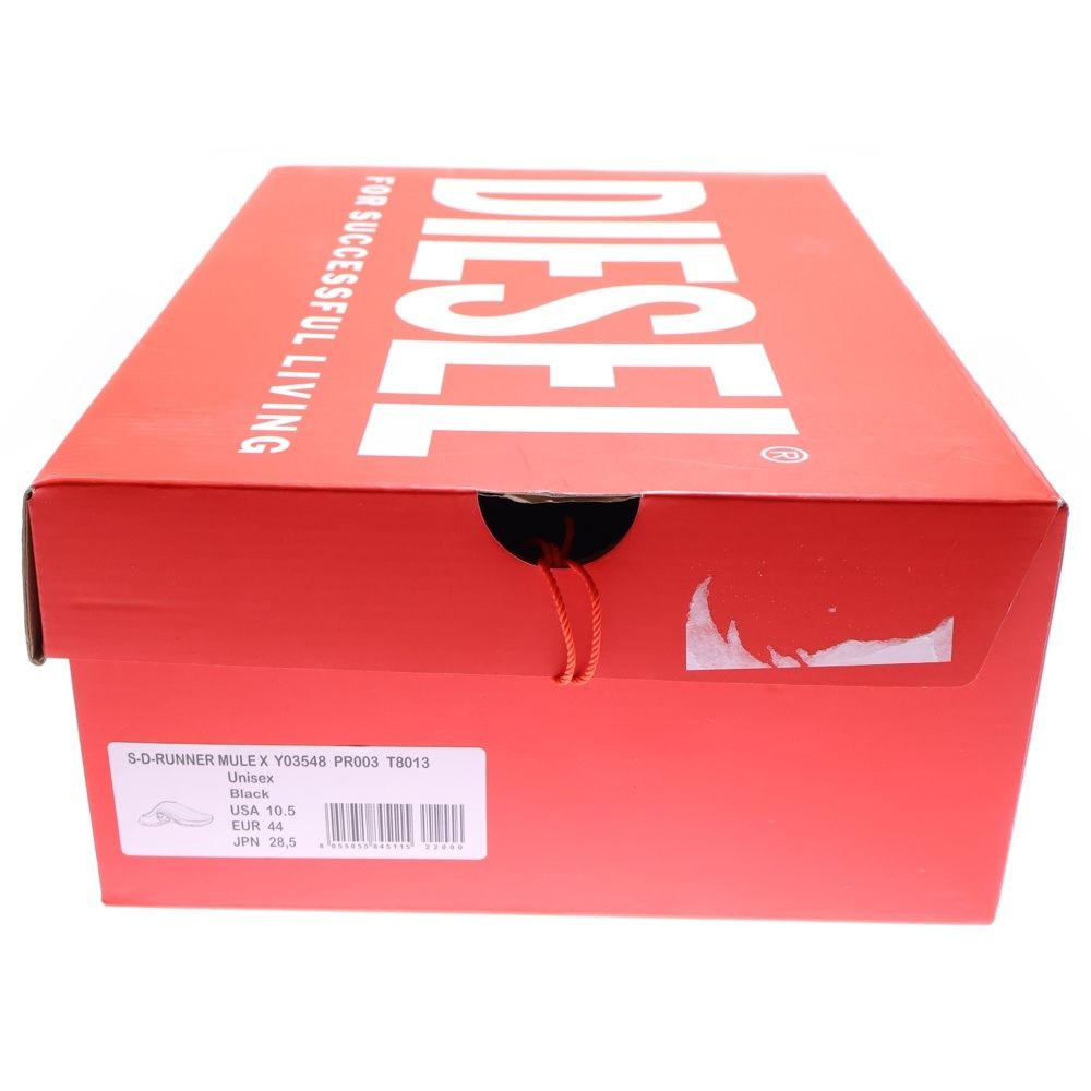  DIESEL ディーゼル S-D-RUNNER MULE X ミュール ローカットスニーカー ブラック US 10.5 28.5 cm Y 03548 PR 003 T 8013 スニーカー 靴